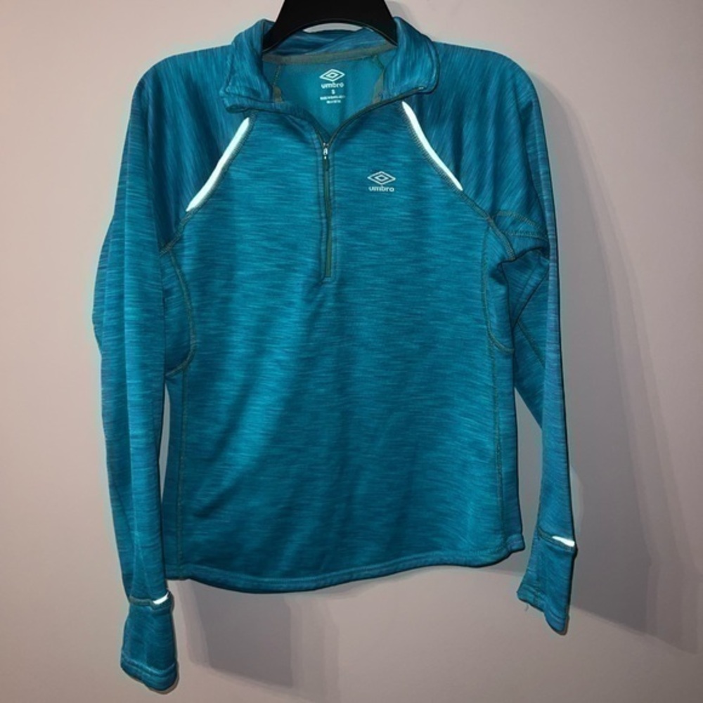 Blue Umbro Sweater quarter zip size small